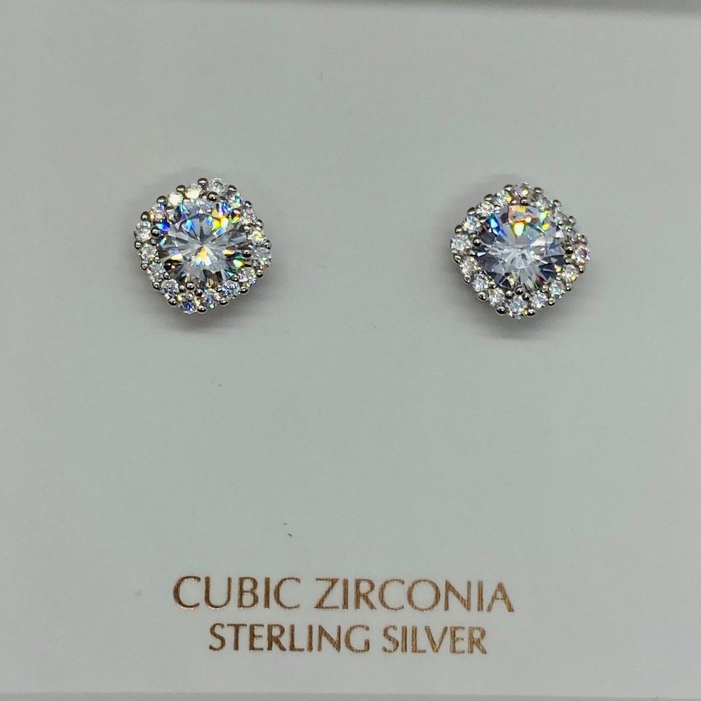 Brand New Giani Bernini Sterling Silver Studs